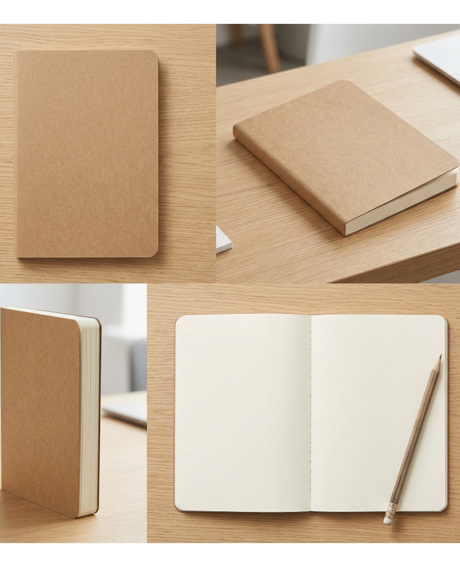 Wpmxg Kraft Pocket Journal Brown A6 96 Pages