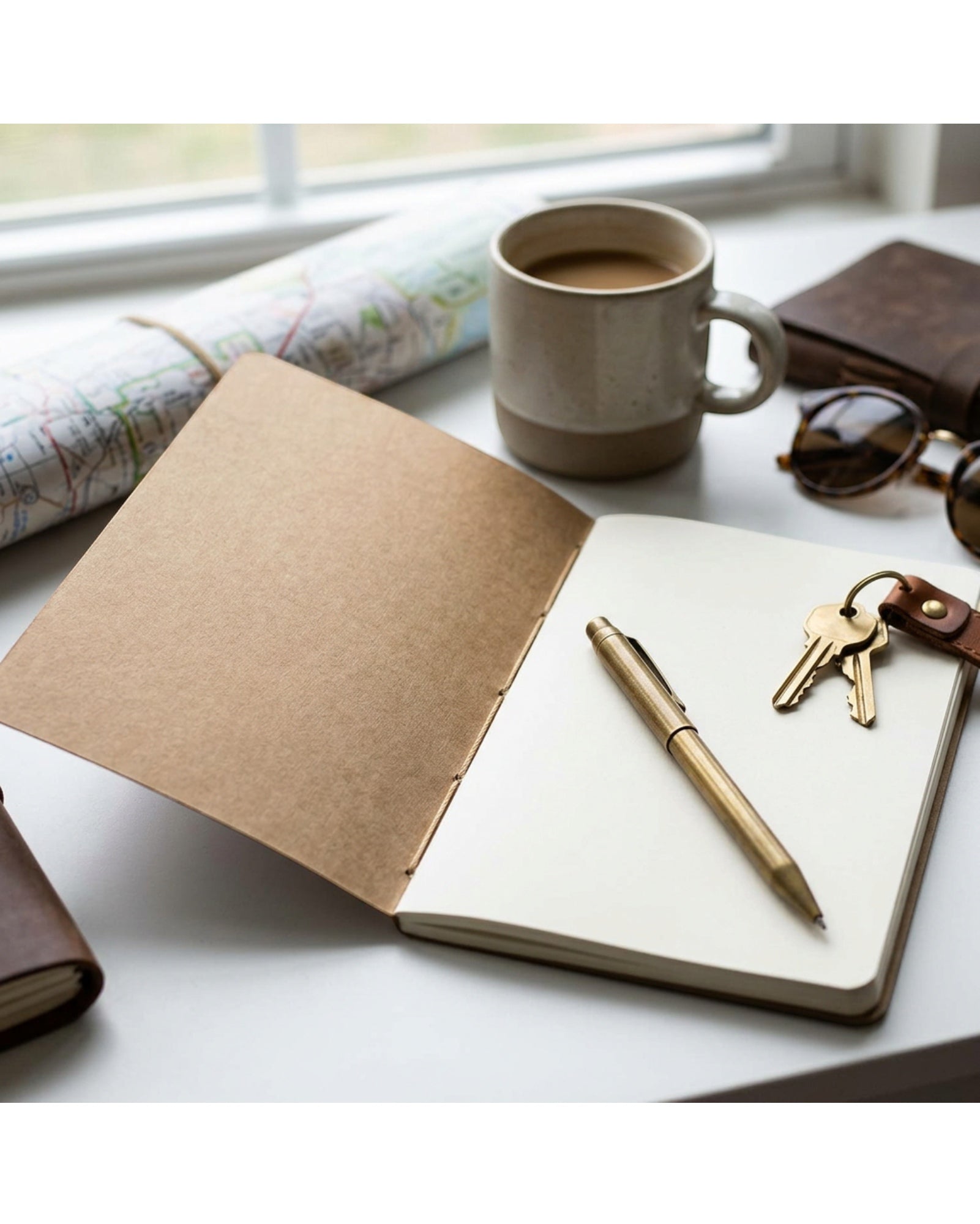 Wpmxg Kraft Pocket Journal Brown A6 96 Pages