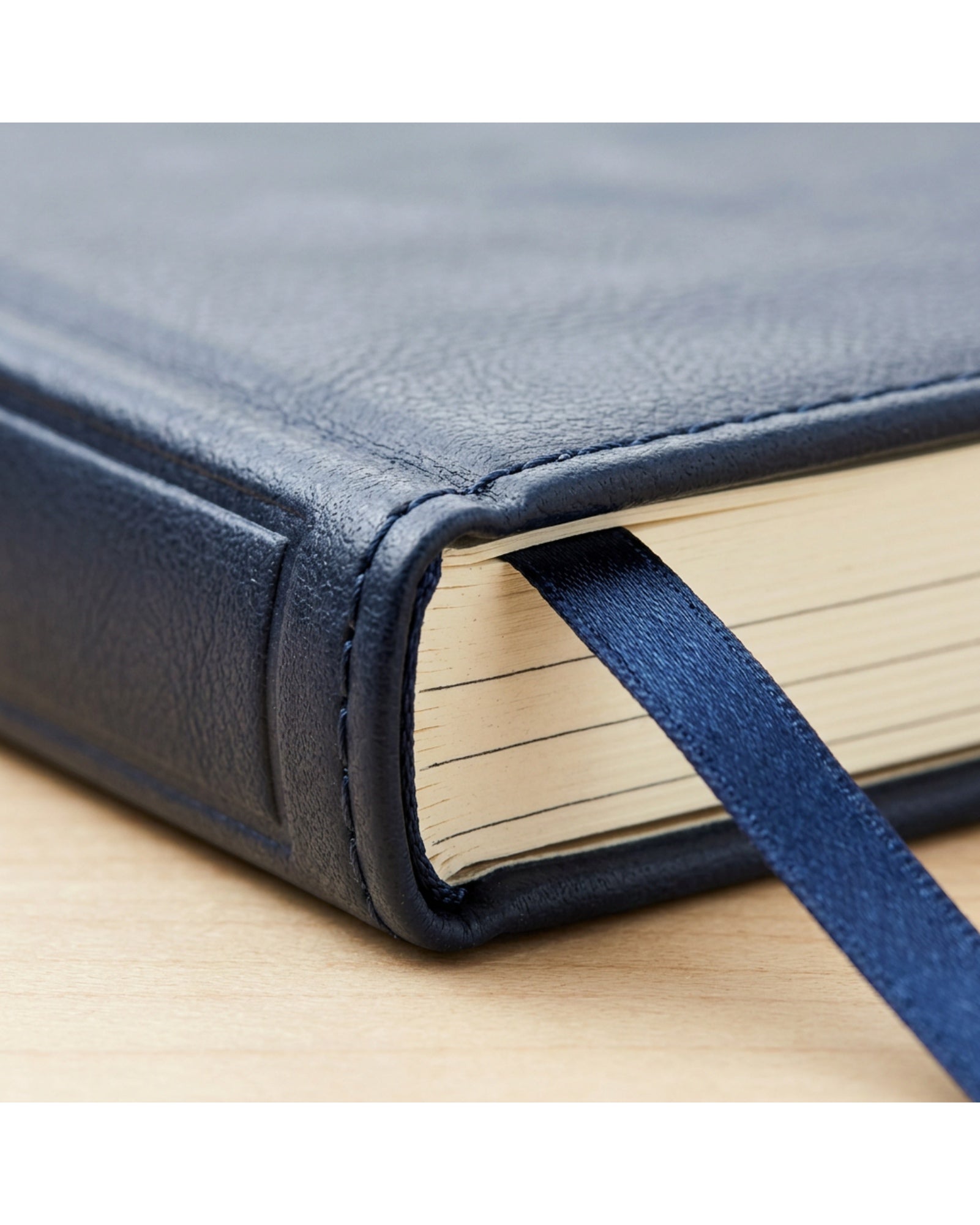 Wpmxg Leatherette Journal Navy A5 with Ribbon Bookmark