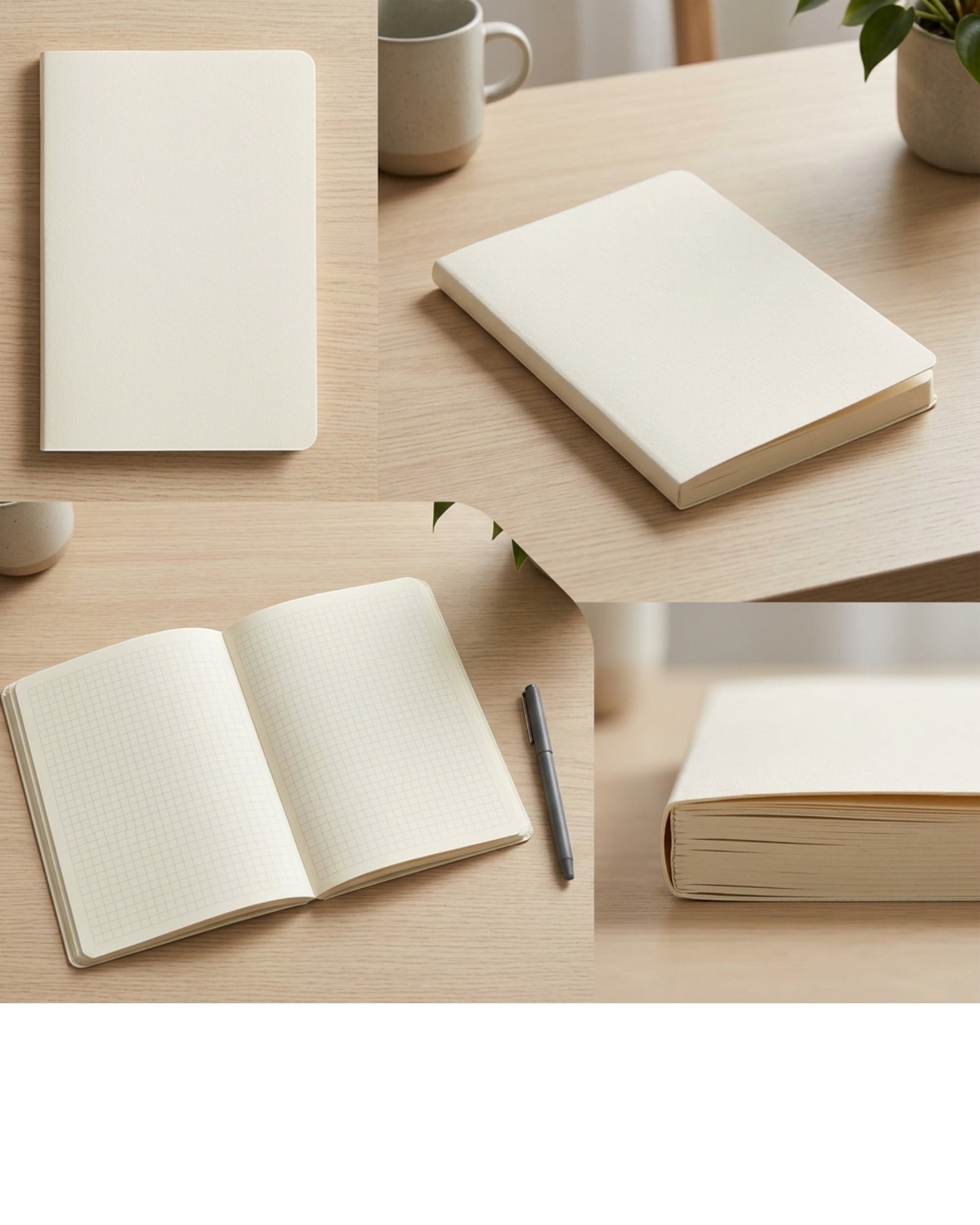 Wpmxg Softcover Journal Cream A5 Grid Pages