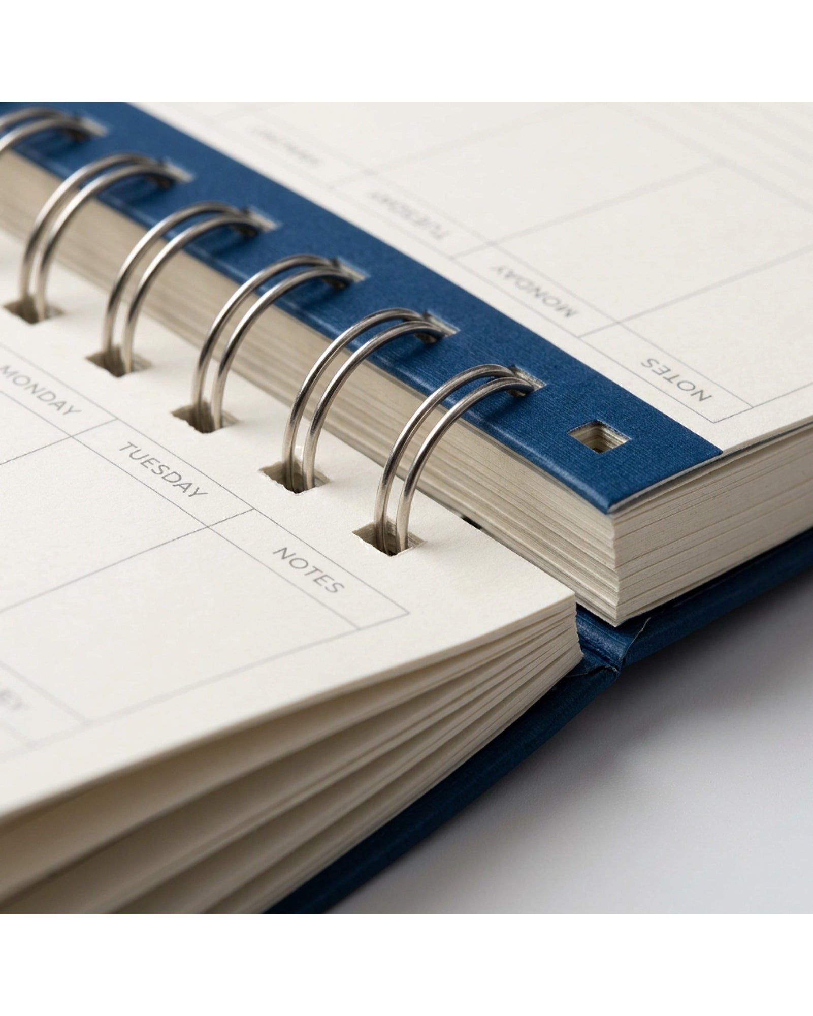 Wpmxg Spiral Paper Planner Blue B5 Weekly Layout